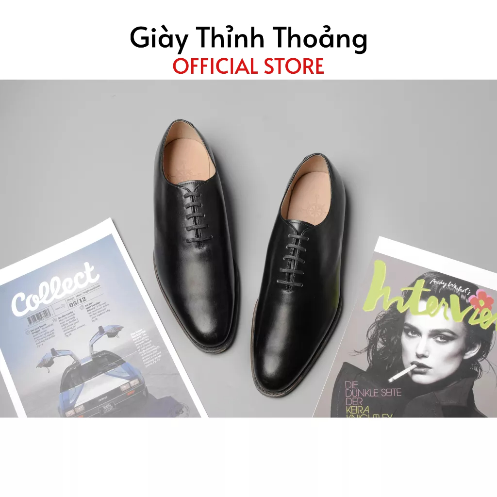 Giày Da Nam Kiểu Dáng Oxford Thời Trang Phong Cách Chất Liệu Da Nhập Khẩu Cao Cấp (CNES 1)