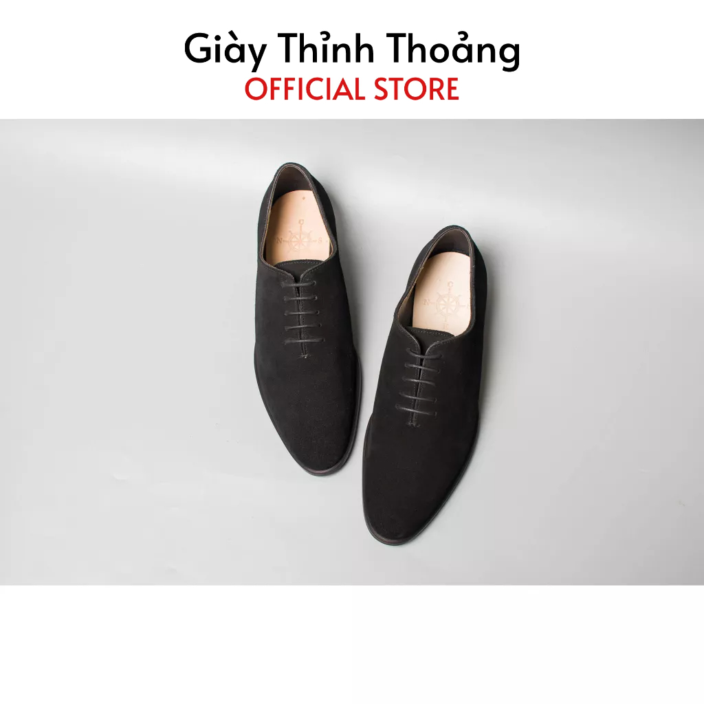Giày Da Nam Buộc Dây Kiểu Dáng Oxford Chất Liệu Da Bê Nhập Khẩu Cao Cấp (ESP 152)