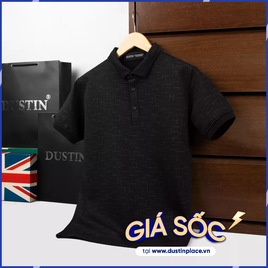 Áo Polo Deluxe Jacquard Night Star - BIGG thời trang nam có bigsize đến 145kg