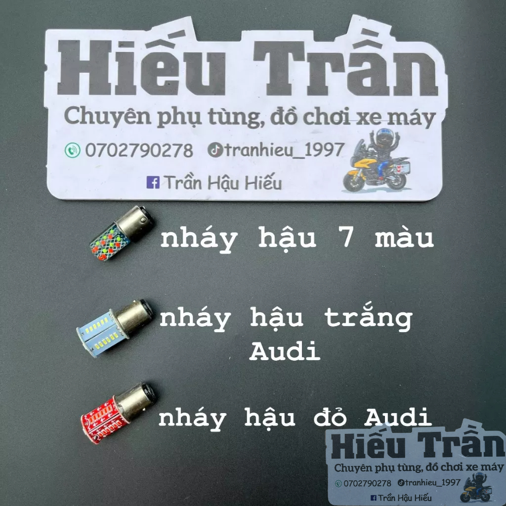 Nắp hậu trong suốt gắn xe máy Wave 50/100/110