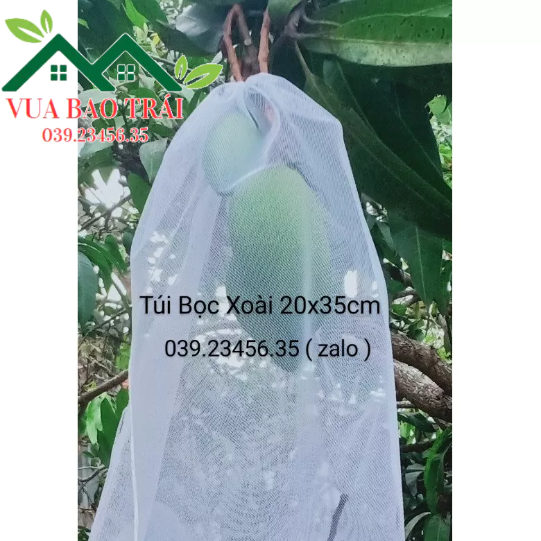 100 cái 20*35cm TÚI LƯỚI TỐT BỌC XOÀI, KHỔ QUA, BƠ 034, CHÙM MẬN, MƯỚP ĐẮNG