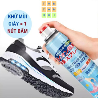 Chai Xịt Khử Mùi Giày Dép Nano Bạc, Xịt Khử Mùi Hôi Chân, Dùng Làm Thơm Tủ Giầy, Quần Áo, Tất Vớ Chân (Chai 260ml)