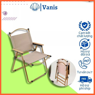 Ghế gấp gọn khung kim loại cao cấp, Ghế gấp dã ngoại sợi polyester siêu bền, ghế di lịch câu cá ngồi cà phê