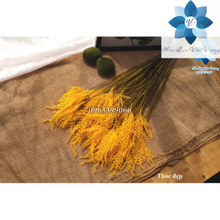 Hoa Lụa Decor, Cành Thóc Lúa Giả Trang Trí