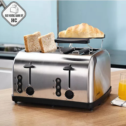 Máy Nướng Bánh Mì Bằng Thép Không Gỉ Sidile Cidylo Máy Nướng Bánh Mì Ăn Sáng Tại Nhà Tự Động