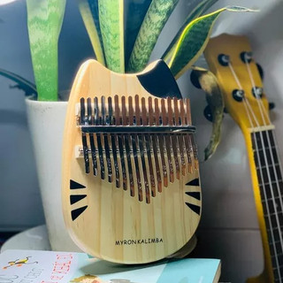Đàn kalimba myron gỗ nguyên khối cao cấp chính hãng