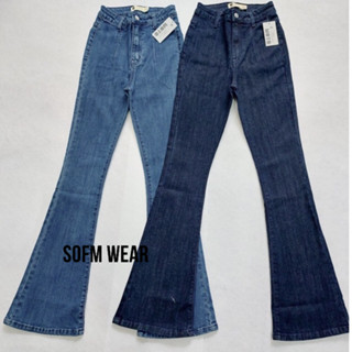  Quần Jean Nữ Ống Loe Không Túi Sofm Wear  Mẫu Mới LD04  