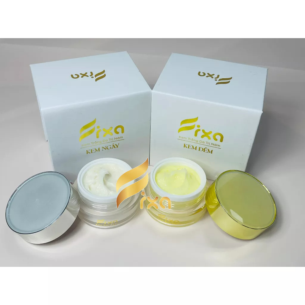 Kem dưỡng giúp sáng da, mờ thâm nám ban đêm Fixa 20gr - Không bong tróc, không sưng đỏ
