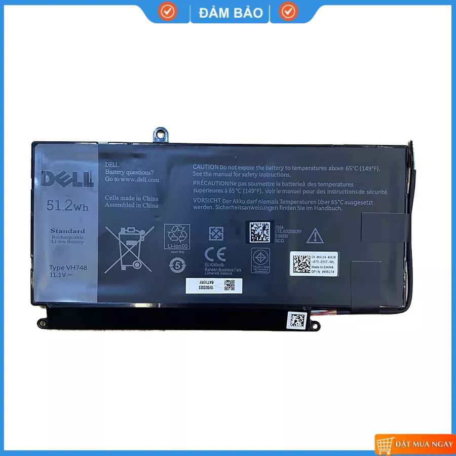 PIN ZIN Dell Vostro 5470 5480 5460 5560 Inspiron 14 5439 V5460D mã pin VH748 NEW 100%