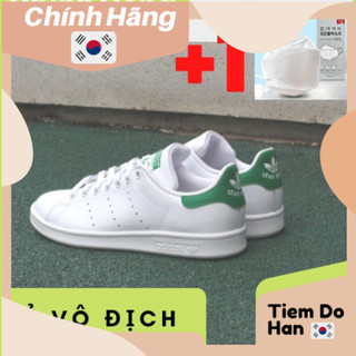 [auth] Giày Adidas Stan Smith Trắng Xanh - Hàng Chính Hãng