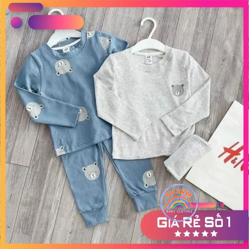 cotton dài tay cho bé trai vải xuất dư, bộ dài tay cho bé kid.vnxk