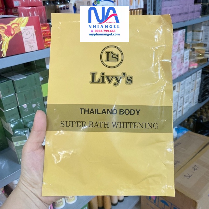 Tắm Ủ Trắng Body LiVy's vàng