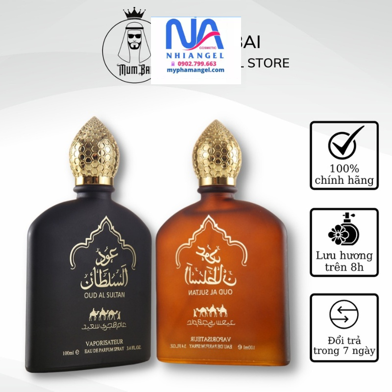 Nước hoa Dubai chính hãng giá rẻ thơm lâu, Nước hoa cao cấp - 100ml