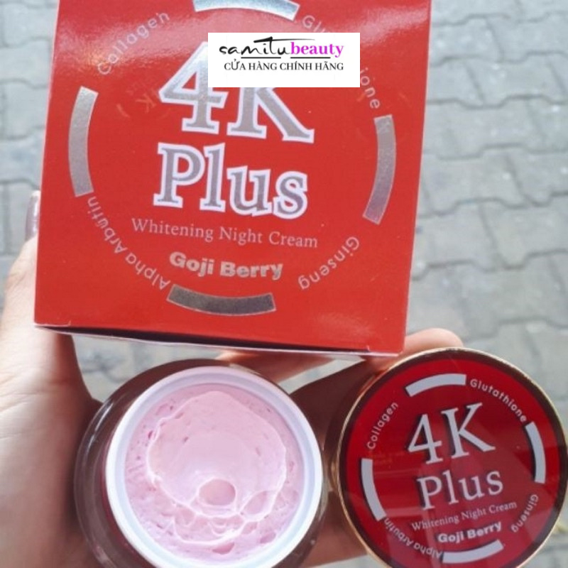 Kem 4K Plus đỏ Thái Lan chính hãng xoá sạch mụn