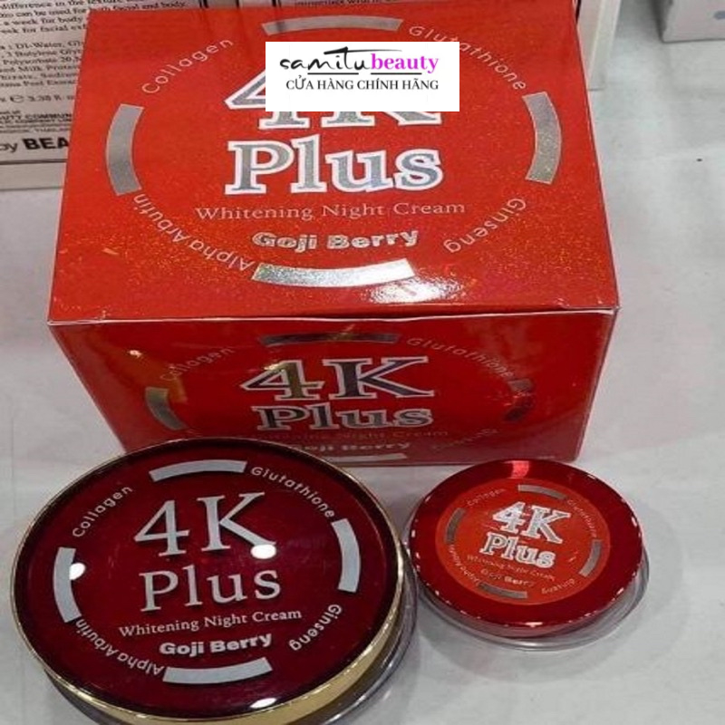 Kem 4K Plus đỏ Thái Lan chính hãng xoá sạch mụn