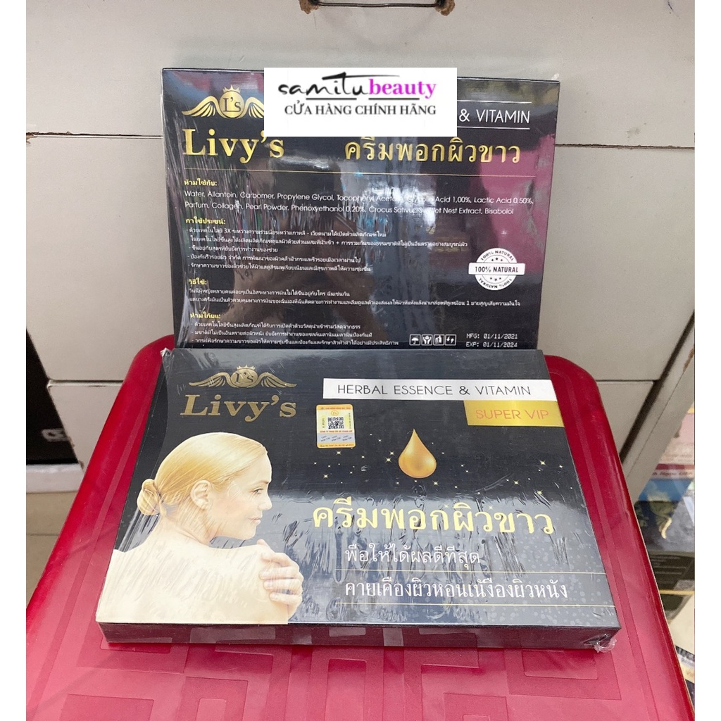 set_tắm_trắng_thải_độc_livy chính hãng (hộp đen)