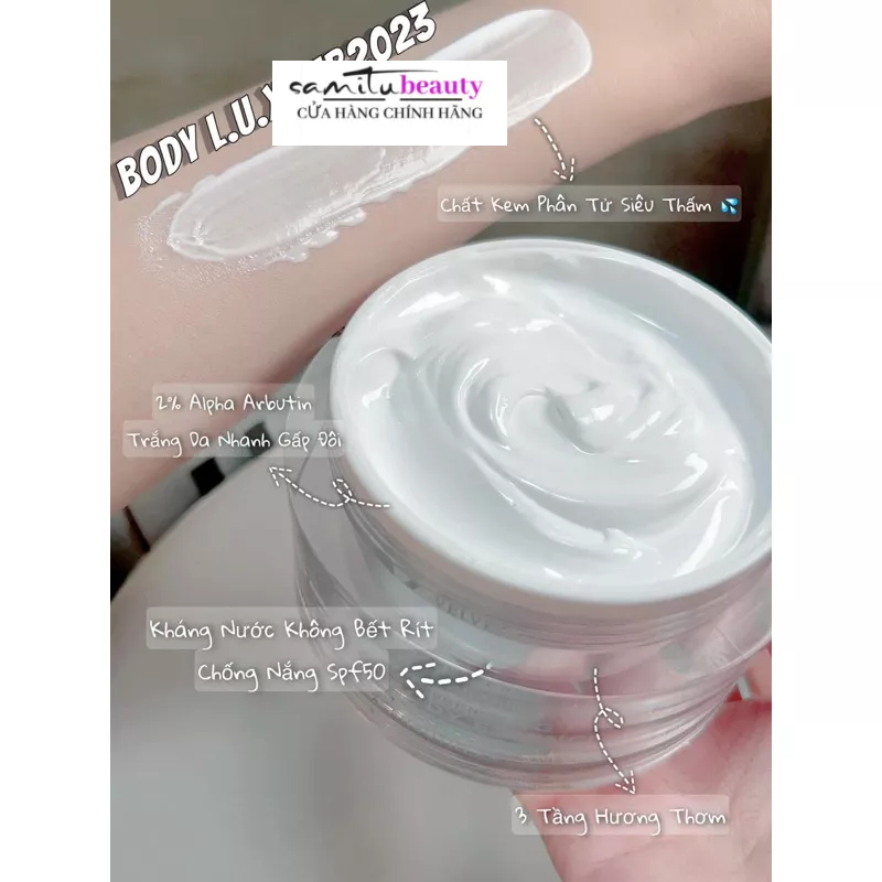 Kem body tinh thể cấp ẩm dưỡng da mềm mịn tối ưu handmade