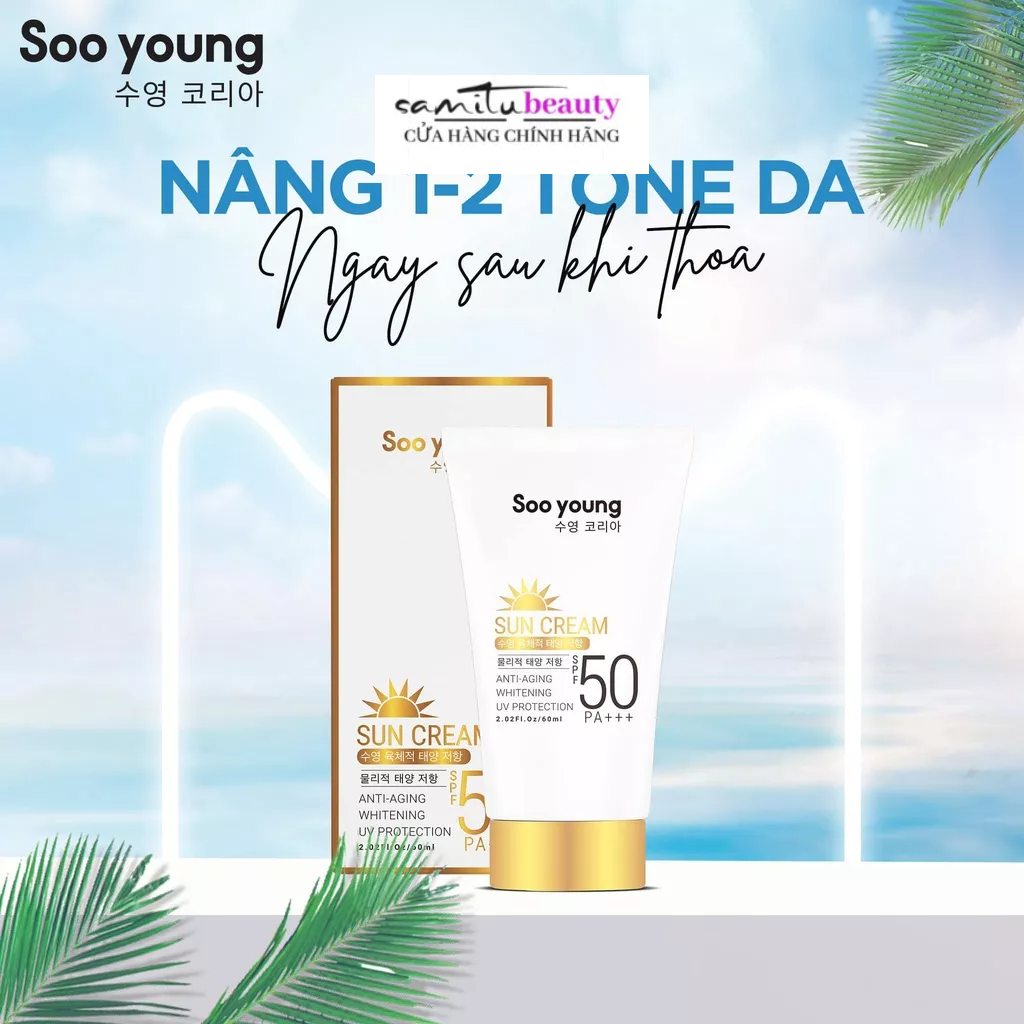 chống nắng lục tảo soo young