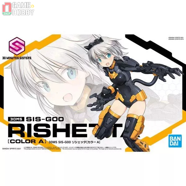 MÔ HÌNH LẮP RÁP MECHA GIRL 30MS - SIS-G00 RISHETTA - COLOR A CHÍNH HÃNG BANDAI