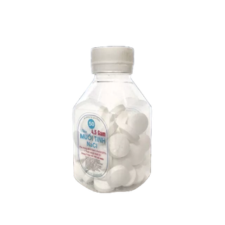 Muối sinh lí dạng viên pha nước ( Lọ 50 viên, 1 viên pha 500ml)
