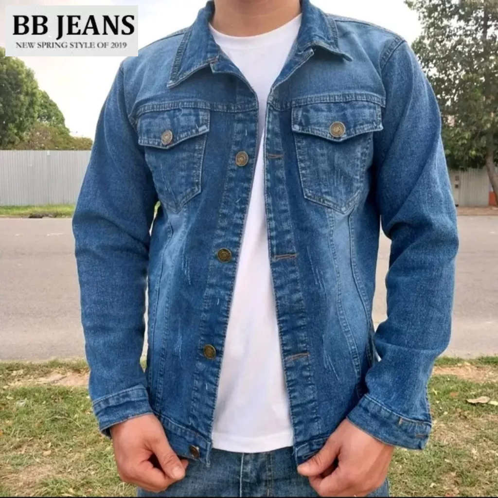 6 màu áo khoác jean nam nữ CAO CẤP CO DÃN 4 CHIỀU size 40-90kg Bigsize BB Jeans Official