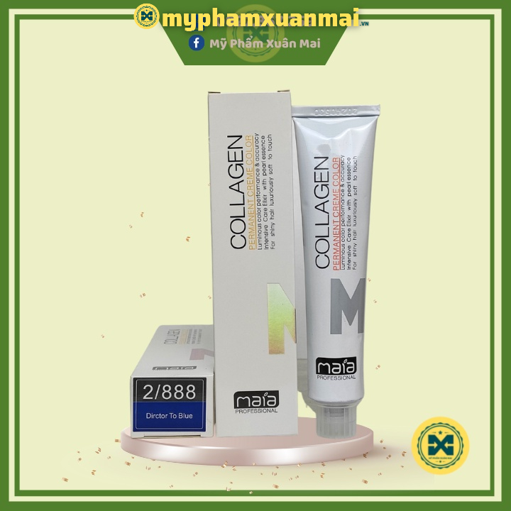 000- 2888 Màu nhuộm tóc Maia collagen 100ml cho salon chuyên nghiệp