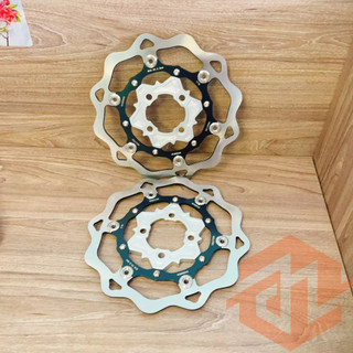Đĩa KTM 260mm Siêu Đẹp + Tặng kèm lòng đĩa, ỐC , có pát tất cả các dòng xe máy thông dụng