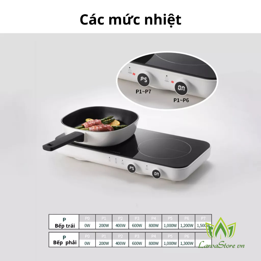 Bếp từ đôi LocknLock EJI326WHT