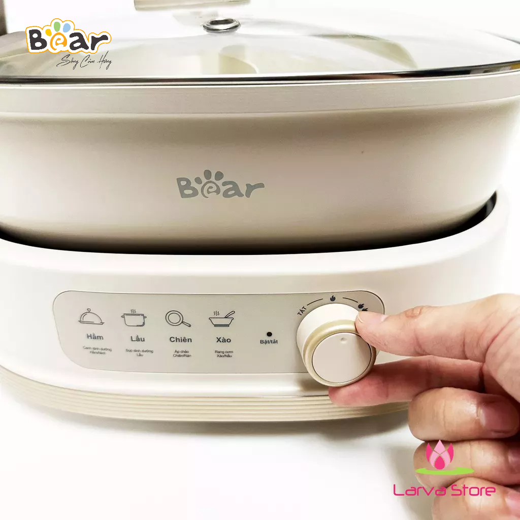 Nồi Lẩu Bear 2 Ngăn SB-NL60U - Bảo hành chính hãng 18 tháng