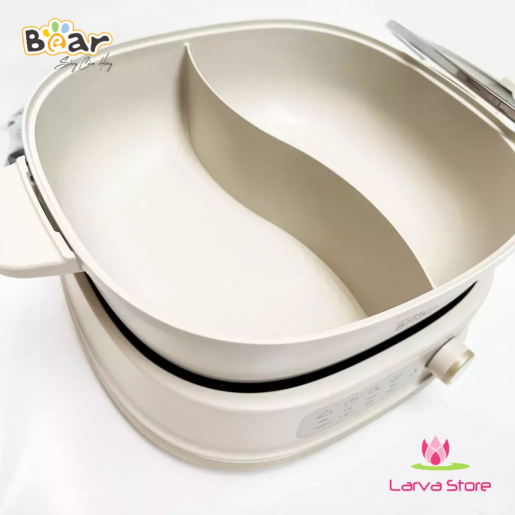 Nồi Lẩu Bear 2 Ngăn SB-NL60U - Bảo hành chính hãng 18 tháng