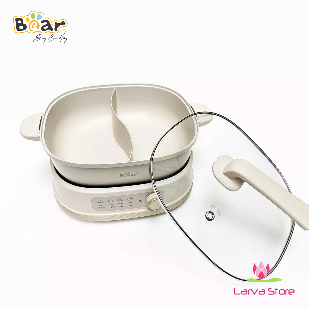 Nồi Lẩu Bear 2 Ngăn SB-NL60U - Bảo hành chính hãng 18 tháng