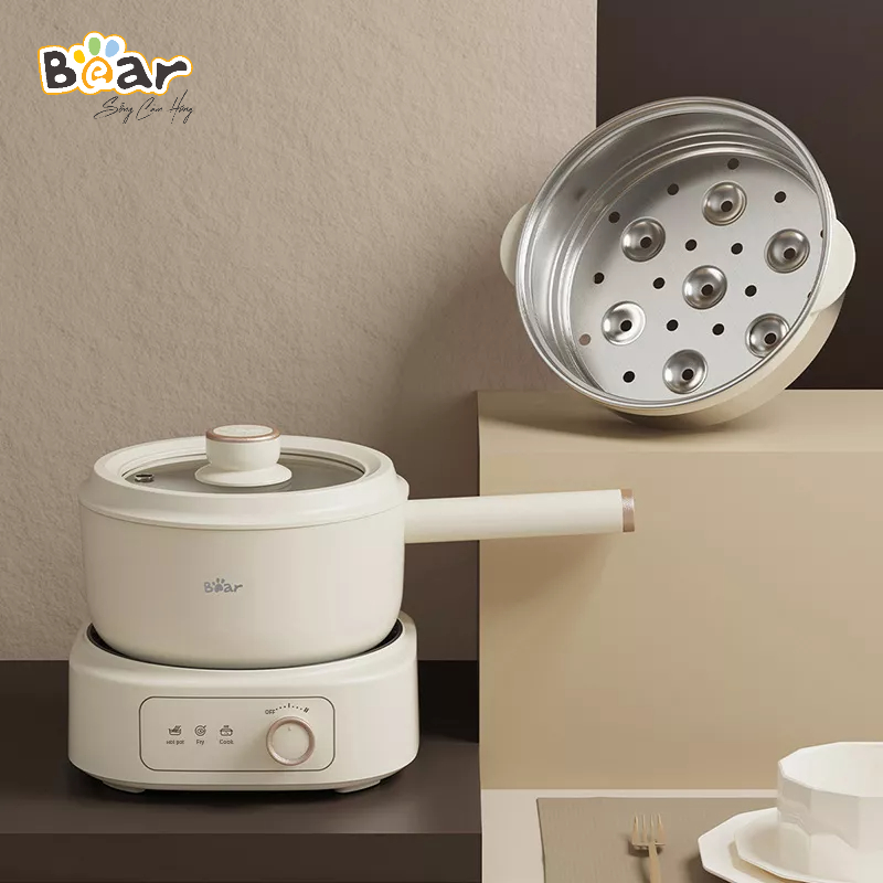 Nồi Điện Đa năng Bear 2.5L SB-NL25L Bảo Hành Chính Hãng 18 tháng