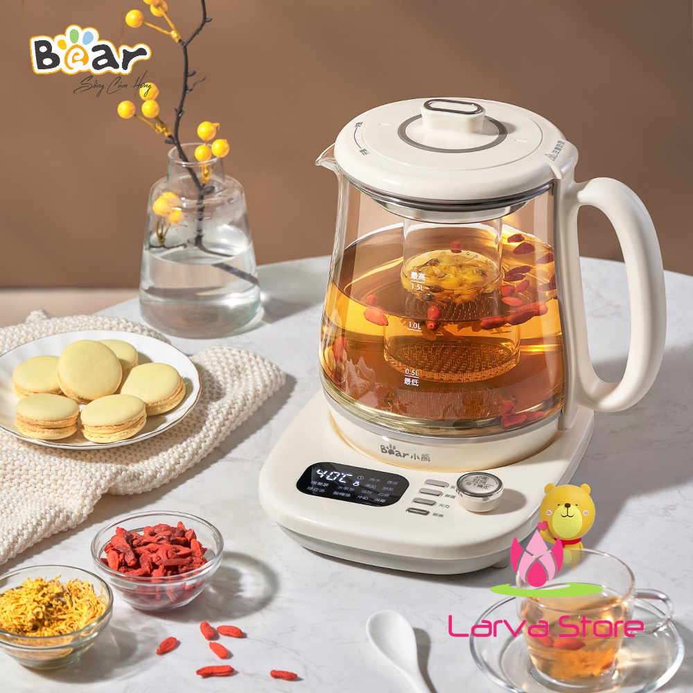 Bình Đun Pha Trà Bear YSH-C15Q5  - Bản Quốc Tế - Bảo Hành 18 Tháng
