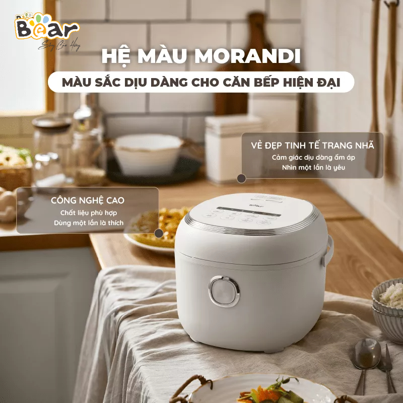 Nồi Cơm Điện Bear 3L SB-NC30A Hàng Chính Hãng - Bảo Hành 18 Tháng