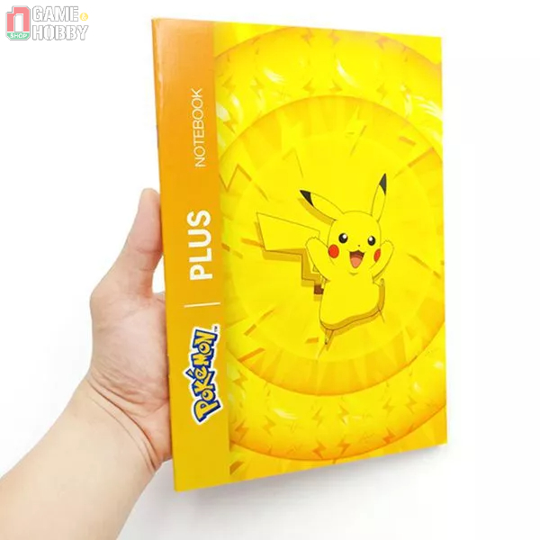 Tập học sinh Notebook B5 Pokemon kẻ ngang 72 trang màu vàng