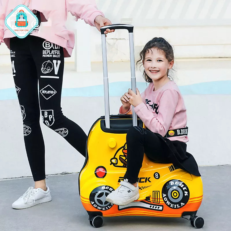 B.duck Đại Diện Cho Dòng Xe Đẩy Trẻ Em Có Bánh Xe Đa Năng Có Thể Ngồi Và Đi Xe Vali Kéo Vali Nam Nữ Có Bé