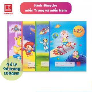 Vở Hồng Hà 4 ô ly 96 trang Class Bạn Nhỏ Plus 0418