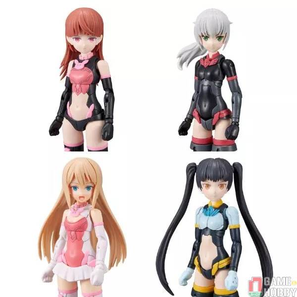 Phụ kiện mô hình Bandai Option Hair Style Parts Vol.7 All 4 Types 30MS