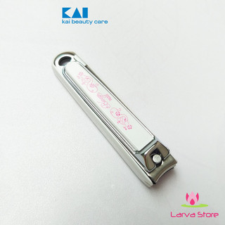 Kiềm bấm móng tay Kai mẫu hoa văn HC-3603 cỡ nhỏ chuẩn Kai hàng Nhật - Larva Store