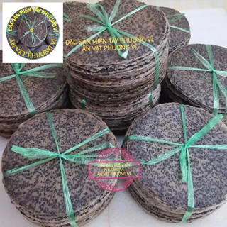 Combo 50 bánh tráng mè đen nước cốt dừa Tây Ninh loại 1500g/50 bánh