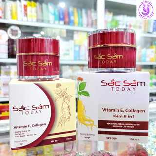 Kem Dưỡng Trắng - Tái Tạo Da - Ngừa Lão Hóa Vitamin E Collagen SẮC SÂM TODAY
