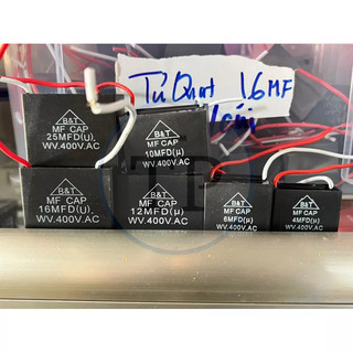 Tụ quạt capa 400v 6uf , 4uf , 10uf , 12uf , 16uf , 25uf