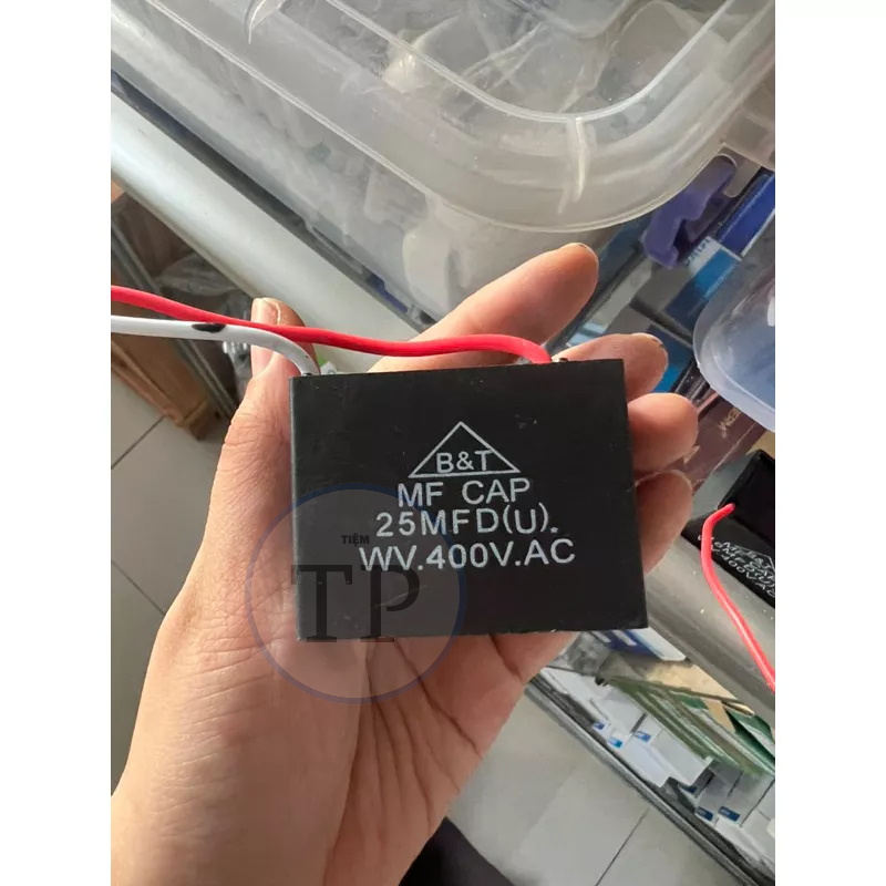 TỤ QUẠT Capa 400V 6UF , 4UF , 10UF , 12UF , 16UF , 25UF