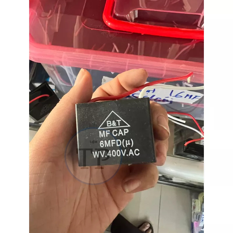 TỤ QUẠT Capa 400V 6UF , 4UF , 10UF , 12UF , 16UF , 25UF