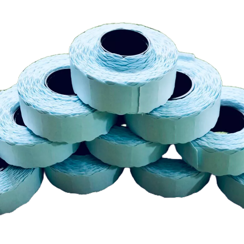 Giấy Đánh Số Màu Xanh Mark Easy (10 Cuộn - 1.300 tem/Cuộn), Numbering Sticker Roll For Garment