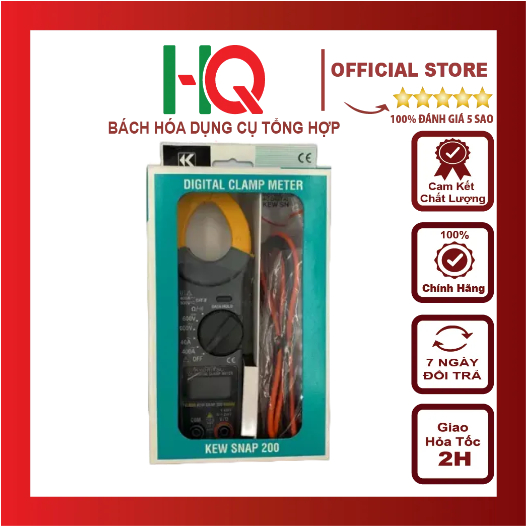 Đồng hồ ampe kìm kyoritsu KT200