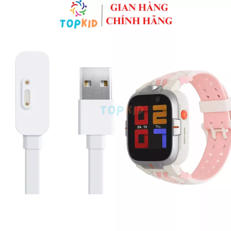 Dây sạc đồng hồ Kidcare S8, Cáp sạc nam châm đồng hồ Kidcare S8 chính hãng, Phụ kiện đồng hồ Kidcare S8