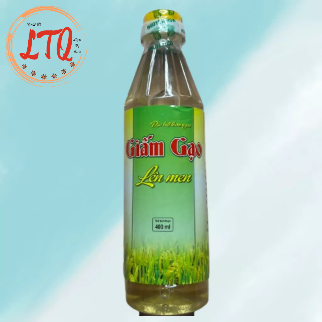CHAI GIẤM GẠO NGUYÊN CHẤT NGUYÊN HOÀ 400ML