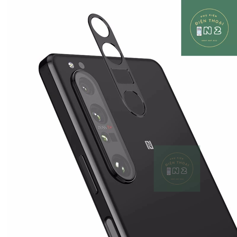 Khung Viền Kim Loại Bảo Vệ Camera Sony Xperia 1 Mark 3 / Xperia 1 Mark 4 / X1 Mark 3 / X1 Mark 4