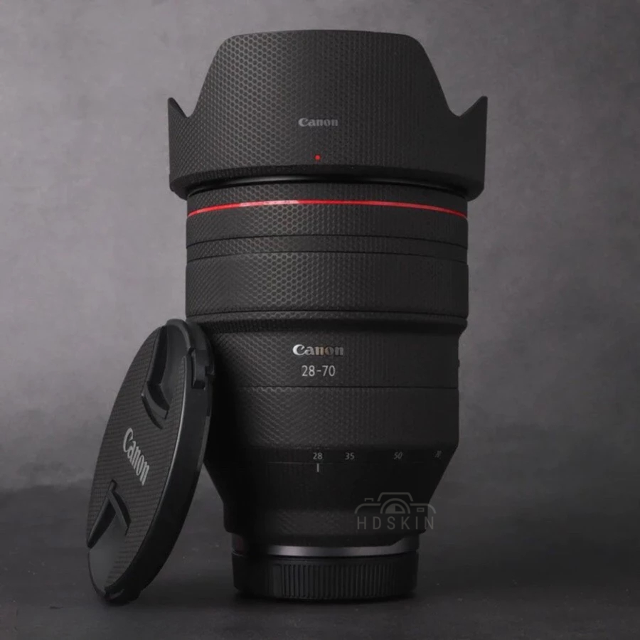  Miếng dán skin 3M vân nổi cho Lens Canon RF 28-70 F 2 L USM - HDSKIN 